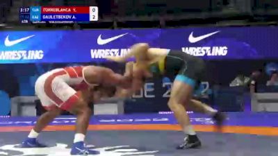 86 kg Qualif. - Yurieski Torreblanca Queralta, Cuba vs Azamat Dauletbekov, Kazakhstan