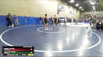 157 lbs Champ. Round 1 - Angel Reyes, Livingston vs Harlan Dunn, Mariposa