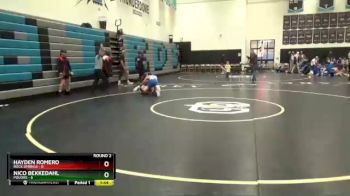 138 lbs Round 2 (3 Team) - Hayden Romero, Rock Springs vs Nico Bekkedahl, Poudre