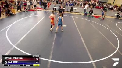 86 lbs Round 3 - Bryson Wilkinson, IL vs Ty Washburn, MN