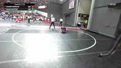 72 lbs Champ. Round 1 - Calvin Zuehlke, Bandit Club Wrestling vs Noah Hopper, Campbellsport