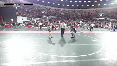 140 lbs Quarterfinal - Wyatt Ryan, Cadott vs Malachi Johnson, Nicolet Knights Wrestling Club