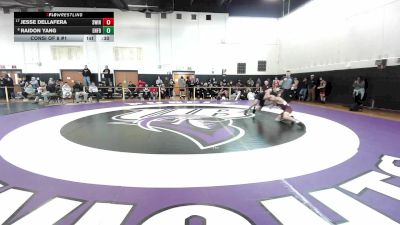 120 lbs Consi Of 8 #1 - Jesse DellaFera, South Windsor vs Raidon Yang, Enfield