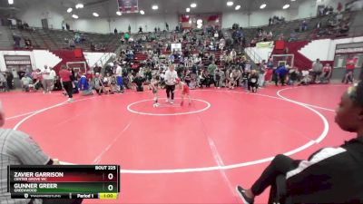 48-51 lbs Round 2 - Gunner Greer, Greenwood vs Zavier Garrison, Center Grove WC