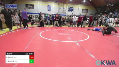 58 lbs Rr Rnd 2 - Ethan Gann, Raw Wrestling Club vs Sawyer Bagwill, Berryhill Wrestling Club