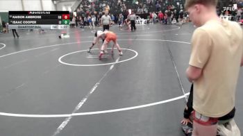132 lbs Quarterfinal - Isaac Cooper, Lincoln Southeast vs Kaison Ambrose, Fairbury