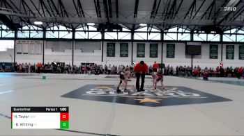 53-58 lbs Quarterfinal - Briggs Whiting, Force Elite vs Hunter Taylor, Gladiator Elite WC