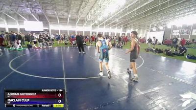 144 lbs Cons. Round 2 - Adrian Gutierrez, ID vs Maclain Culp, OR