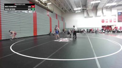 165 lbs Round Of 16 - Nick Kunstek, Lock Haven - Unatt vs Duke Myers, Michigan State - Unatt