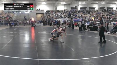 AA 138 lbs 5th Place Match - Ben Smith, Nolensville High School vs Douglas Barksdale, Blackman High School