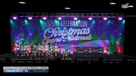 Thunder Elite - F3 [2025 L3 Senior - D2 - Small Day 2] 2025 Spirit Celebration Christmas Grand Nationals