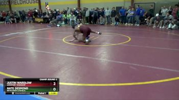 113 lbs Champ. Round 2 - Nate Desmond, Bethlehem Catholic vs Justin Wardlow, Lockport Township