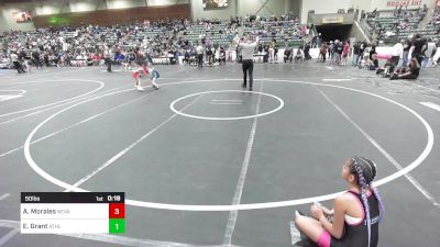 50 lbs Consolation - Ariel Morales, Nevada Elite vs Elsa Grant, Athlos Wrestling