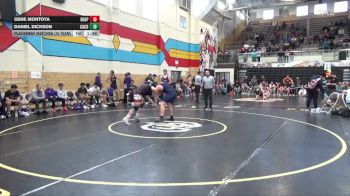 190 lbs Placement Matches (16 Team) - Daniel Dickson, Campbell County vs Gene Montoya, Rock Springs
