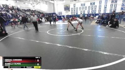 130 lbs Cons. Round 4 - ISABELLA OLMOS, Mayfair vs Abigail Cordero, Cerritos