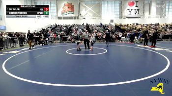 45 lbs Cons. Semi - Eli Tyler, Club Not Listed vs Colton Torres, Indian River Pee Wee Wrestling Club
