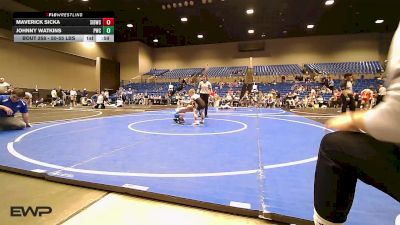 50-55 lbs 7th Place - Maverick Sicka, Southern Illinois Bulldog Wrestling Club vs Johnny Watkins, Paris Wrestling Club