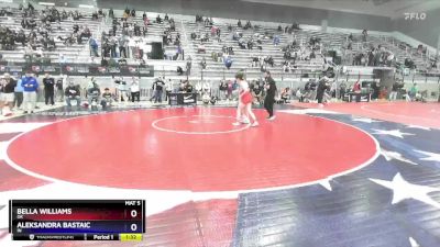 65 lbs Quarterfinal - Bella Williams, OK vs Aleksandra Bastaic, IN