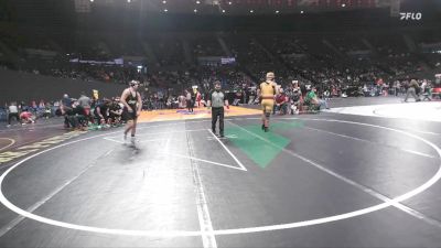 4A Boys 190 lbs Cons. Round 1 - Isaac Gonzalez, Ontario Boys vs Gage Hampton, Cascade Boys