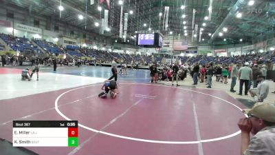 73 lbs Consi Of 16 #2 - Eli Miller, La Junta Wolfpack vs Kanon Smith, Southwest Hammers