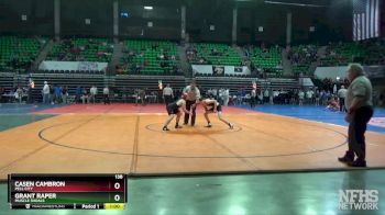 138 lbs Cons. Round 2 - Casen Cambron, Pell City vs Grant Raper, Muscle Shoals