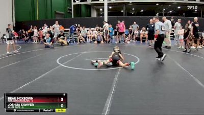 56 lbs Round 6 (8 Team) - Joshua Sawyer, Killer Elite vs Beau McKeown, Mat Assassins Black