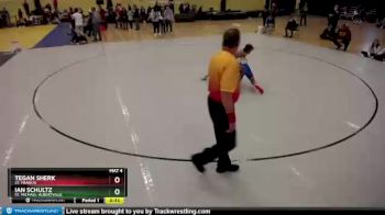 120 lbs Cons. Semi - Ian Schultz, St. Michael-Albertville vs Tegan Sherk, St. Francis