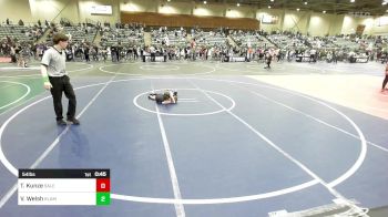 54 lbs Quarterfinal - Taetem Kunze, Salem Elite MC vs Vincent Welsh, Klamath Basin Warriors