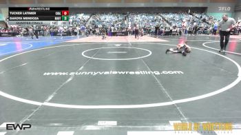 49 lbs Quarterfinal - Tucker Latimer, Challis Blackhearts vs Dakota Mendoza, Mantanona TC