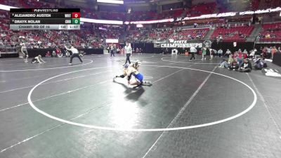 144 lbs Champ. Rd Of 16 - Alejandro Austen, Whitnall vs Drayk Nolan, Chilton/Hilbert