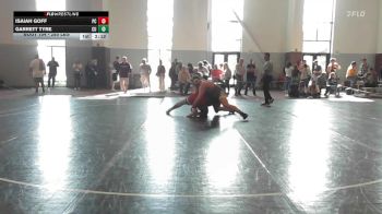 285 lbs Round Of 16 - Isaiah Goff, Presbyterian vs Garrett Tyre, Coker