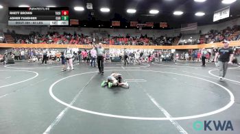 60 lbs 5th Place - Rhett Brown, Tecumseh Youth Wrestling vs Asher Fanshier, Clinton Youth Wrestling