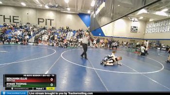 73 lbs Cons. Round 2 - Benjamin Ellis, Westlake vs Ryker Thomas, Elite Wrestling