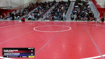 143 lbs Quarterfinal - Madelyn Mazemke, Eastern Oregon University vs Elise Scrafford, Evergreen State