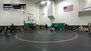 120 lbs Round 3 (6 Team) - Dyllan Myers, Thermopolis vs Gabriel Whiting, Rocky Mountain