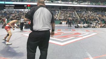 4A 113 lbs 1st Place Match - Diego Rubio, Central Davidson High School vs Levi Curtis, Pisgah High School