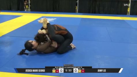 Jenny Lee vs Jessica Marie George 2026 Pan IBJJF Jiu-Jitsu No-Gi Championship