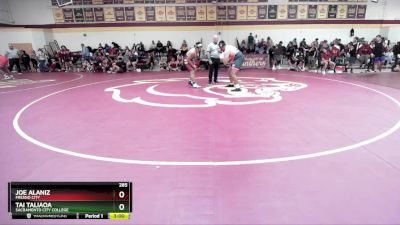 285 lbs Champ. Round 2 - Joe Alaniz, Fresno City vs Tai Taliaoa, Sacramento City College