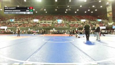 137 lbs Champ. Round 3 - Gabe Bassett, Mizfits (Libby) vs Emerson Harwood, Black Hills Wrestling Academy