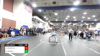 126 lbs Champ. Round 2 - Victor-Alexander Gutierrez, Central Catholic vs DANIEL GLENN, Gilroy