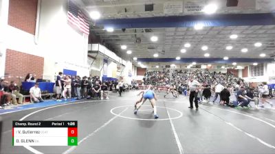 126 lbs Champ. Round 2 - Victor-Alexander Gutierrez, Central Catholic vs DANIEL GLENN, Gilroy