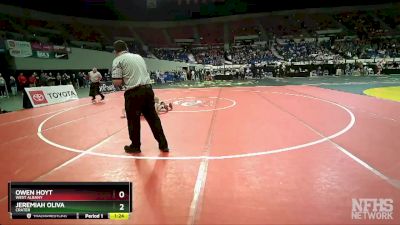 5A-113 lbs Semifinal - Jeremiah Oliva, Crater vs Owen Hoyt, West Albany