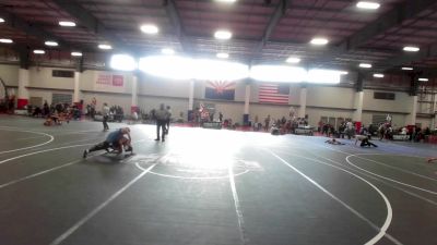 98 lbs Consolation - Joshua Lujan, Southwest Wr Acd vs Cole Diaz, Mountain View Scrappers