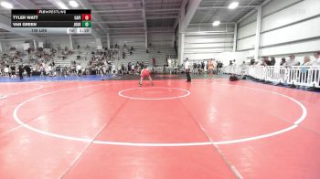 138 lbs Rr Rnd 3 - Tyler Watt, Capital City Wrestling Club vs Van Green, Journeymen Wrestling Blue