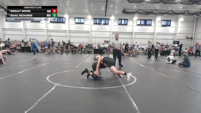 130 lbs Quarterfinal - Wesley Dotso, Donahue vs Isaac Richards, Woodford