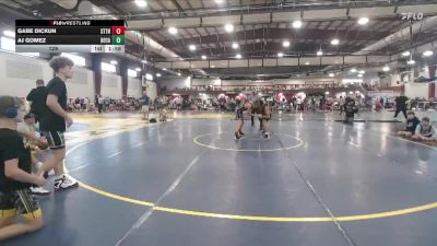 129 lbs Round 5 (12 Team) - AJ Gomez, Bethlehem Catholic vs Gabe Dickun, Steller Trained Thorn