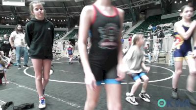 75 lbs Rr Rnd 3 - Adria Brigge, SE Girls vs Brinley Leyba, Team Tulsa Girls