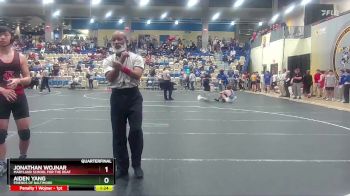 138 lbs Quarterfinal - Jonathan Wojnar, Maryland School For The Deaf vs Aiden Yang, Friends Of Baltimore