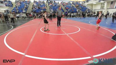67 lbs 2nd Place - Hunter Peterson, Claremore Wrestling Club vs Gunnar Humbyrd, Jay Wrestling Club