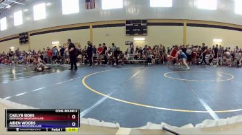 126 lbs Cons. Round 2 - Caelyb Sides, Edgewood Wrestling Club vs Aiden Woods, Franklin Wrestling Club